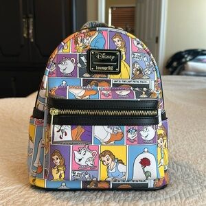 Disney Beauty and the Beast Loungefly Backpack